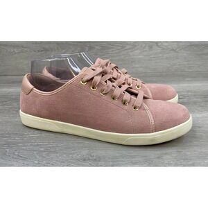 Vionic Brinley Women's Sneaker Trail LaceUp Orthotic Suede 10 Pink Athletic Shoe